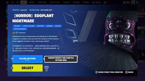 Over 70,939 <b>Fortnite</b> Creative map <b>codes</b> - and counting! Search maps. . Eggplant nightmares fortnite code